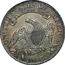 1818 O-107 NGC AU-53.