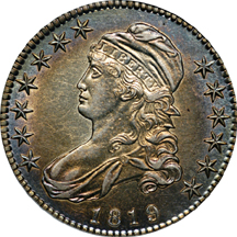 1819 O-107 ANACS AU-53.