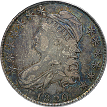 1820/19 O-102 Curl 2 PCGS VF-35.