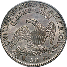 1821 O-105 PCGS AU-53.