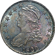 1822 O-109 W. J. Skiles NGC MS-62.