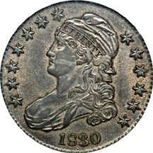 1830 O-108 Small 0 PCGS XF-45.