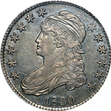 1830 "small 0" O-107 PCGS AU-55.