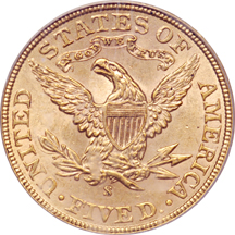 1905-S PCGS MS-63.