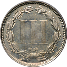 1873 PCGS PF-65.