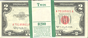 Pack of 1953-C $2.00.  CHCU.