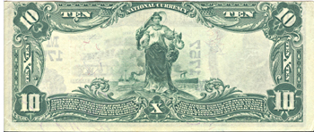 1902 $10.00. Sioux City, IA Charter# 1757 Blue Seal. AU.