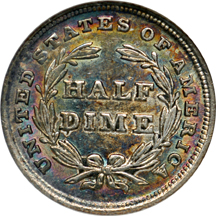 1837 No Stars ANACS AU-50.