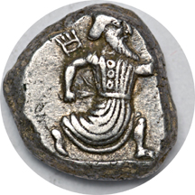 Persian silver siglos. 521-330 B.C.E.