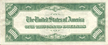 1928 $1,000.00 Cleveland.  XF.