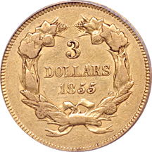 1855 PCGS XF-45.