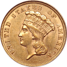 1854 PCGS AU-58.