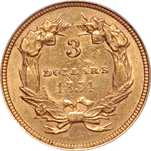 1854 PCGS AU-58.