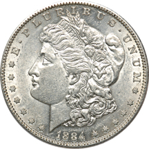 1884-S ANACS AU-55.