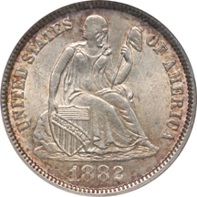 1882 NGC MS-63.