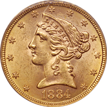 1884-S PCGS MS-63.