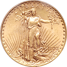 1922 PCGS MS-64.