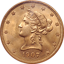 1907 Liberty NGC MS-65.