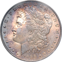 1888-O PCGS MS-65.