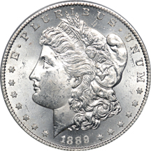 1889-S PCGS MS-64.