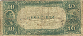 1882 $10.00. Cooper, TX Charter# 5533 Date Back. VG.