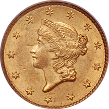 1852 PCGS MS-60.