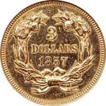 1857 ANACS AU-55 Details, Altered Surfaces.