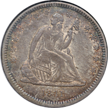 1841-O NGC AU-55.