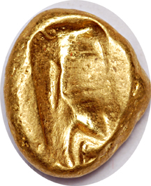 Gold Daric of Lydia - under Persian control.