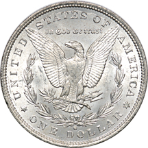 Roll of 1884-O Morgan Silver Dollars. MS-60+ to MS-63.