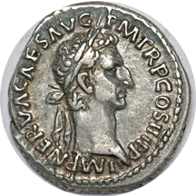 Denarius of Roman Emperor Nerva.