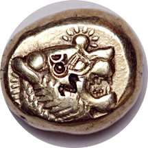 Greek - Lydia - 1/3 Stater.  VF.