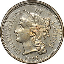 Ten Three-Cent Nickels.