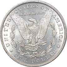 Ten Certified Silver Dollars. Seven Morgan and Three Peace. PCGS.