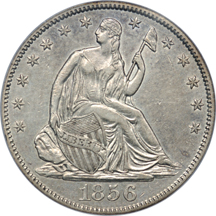 1856-S PCGS XF-45.