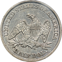 1856-S PCGS XF-45.