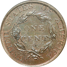 1823 Private Restrike PCGS MS-66 BN.