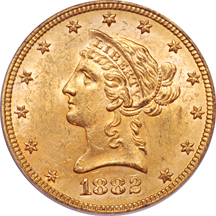 1882 PCGS MS-62.