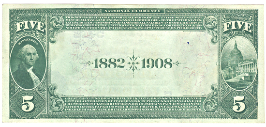 1882 $5.00. Louisville, KY Charter# 5312 Date Back. AU.