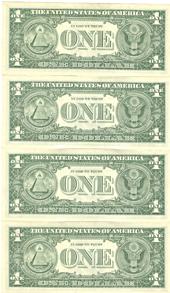 Four 1963 A $1.00 St. Louis.  CHCU.