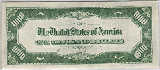 1934 $1,000.00 St. Louis.  CHCU.