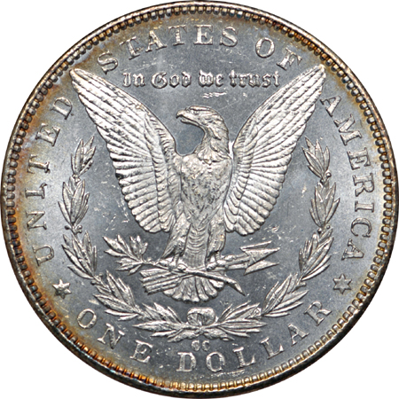 1891-CC Morgan dollar, NGC MS-63 DMPL