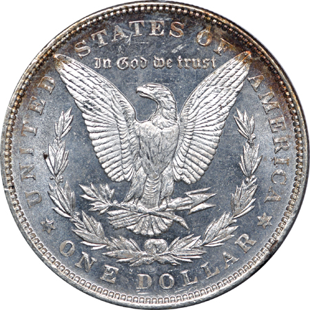 1882-O and four additional PCGS MS-63 DMPL Morgan dollars