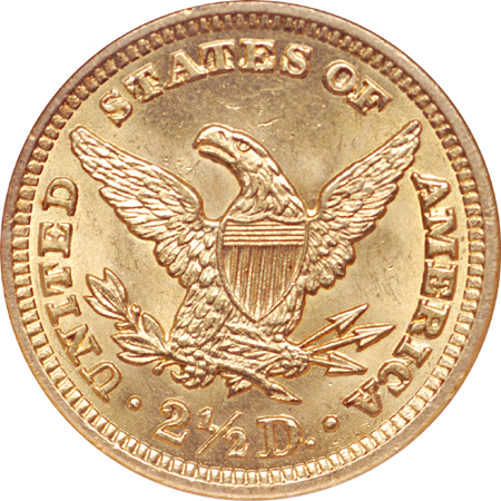 1905 Coronet quarter-eagle, NGC MS-64