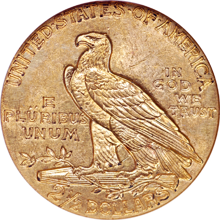 1927 Indian quarter-eagle, NGC MS-63