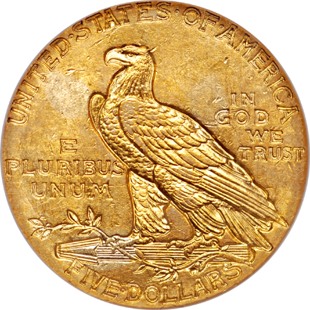 1913 Indian half-eagle, ICG MS-61