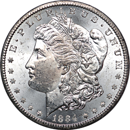 1884-CC MS-63 and 1902-O MS-63 Morgan dollar