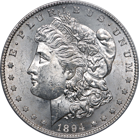 1894-S Morgan dollar, PCGS MS-63