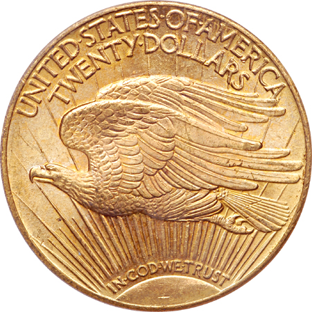 1926 Saint-Gaudens double-eagle, PCGS MS-66