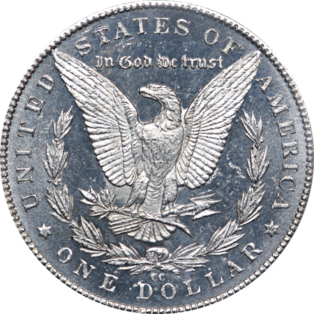 1885-CC Morgan dollar, PCGS MS-63 DMPL